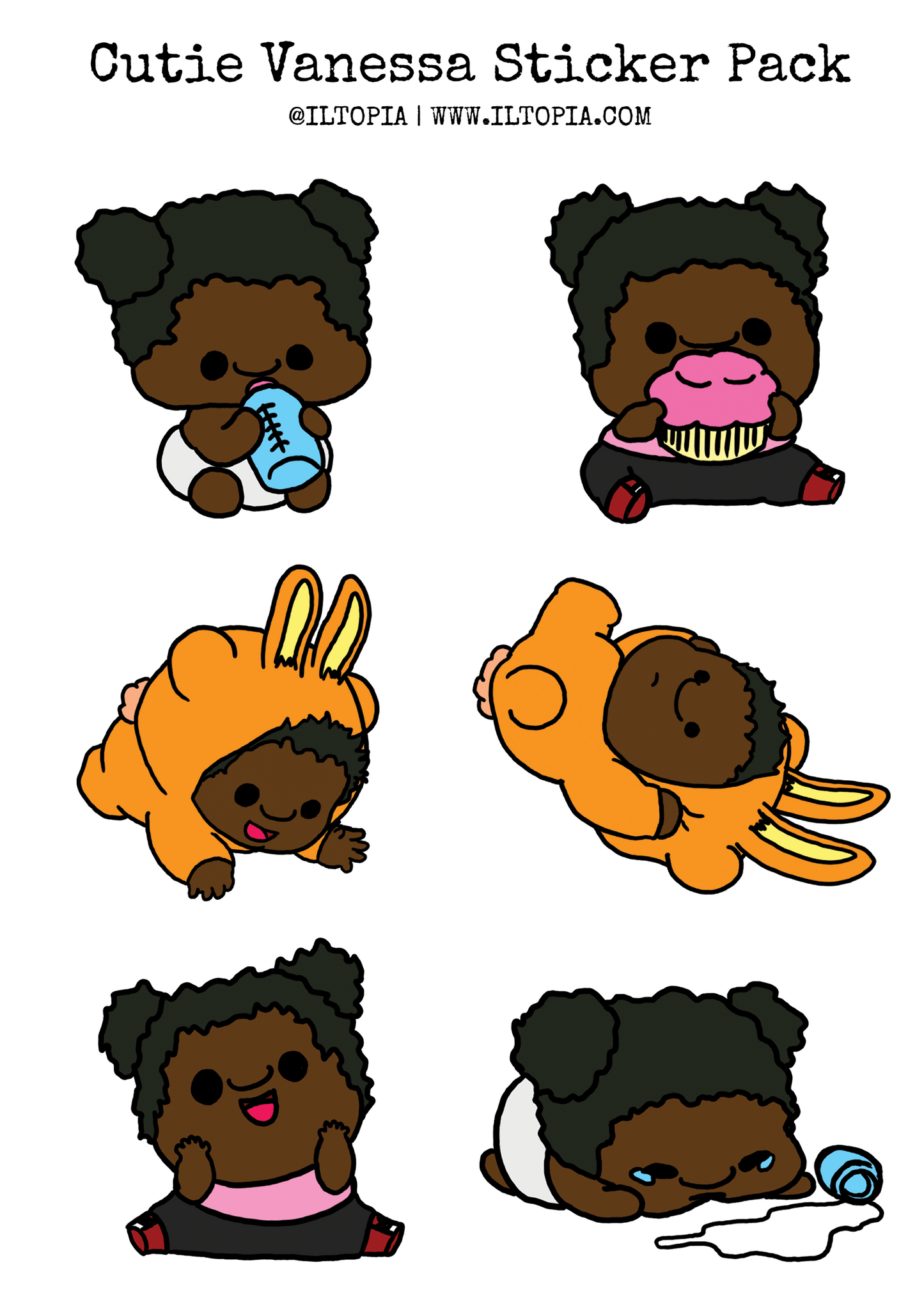 Vanessa Sticker Pack