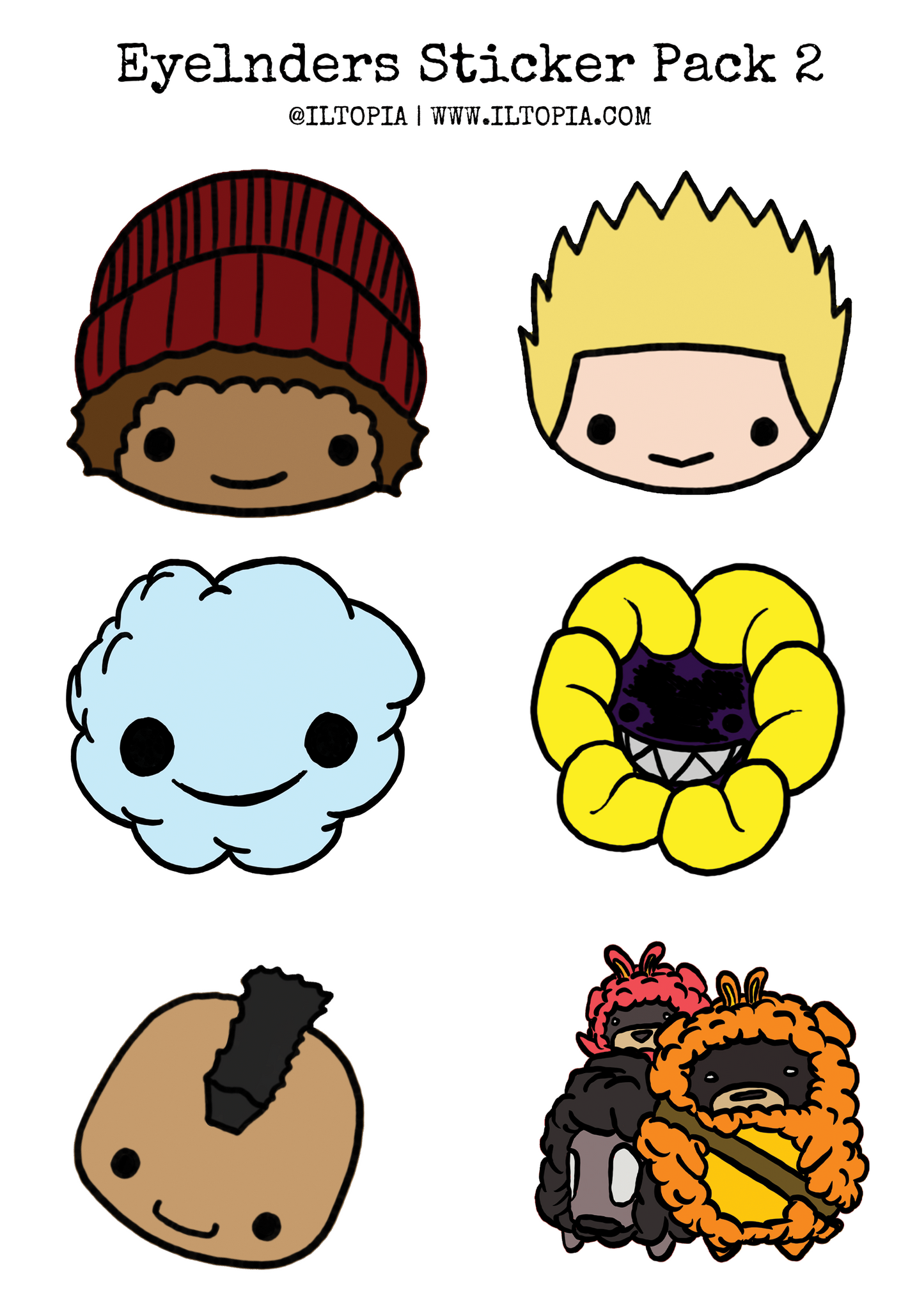 Eyelnders Sticker Pack #2