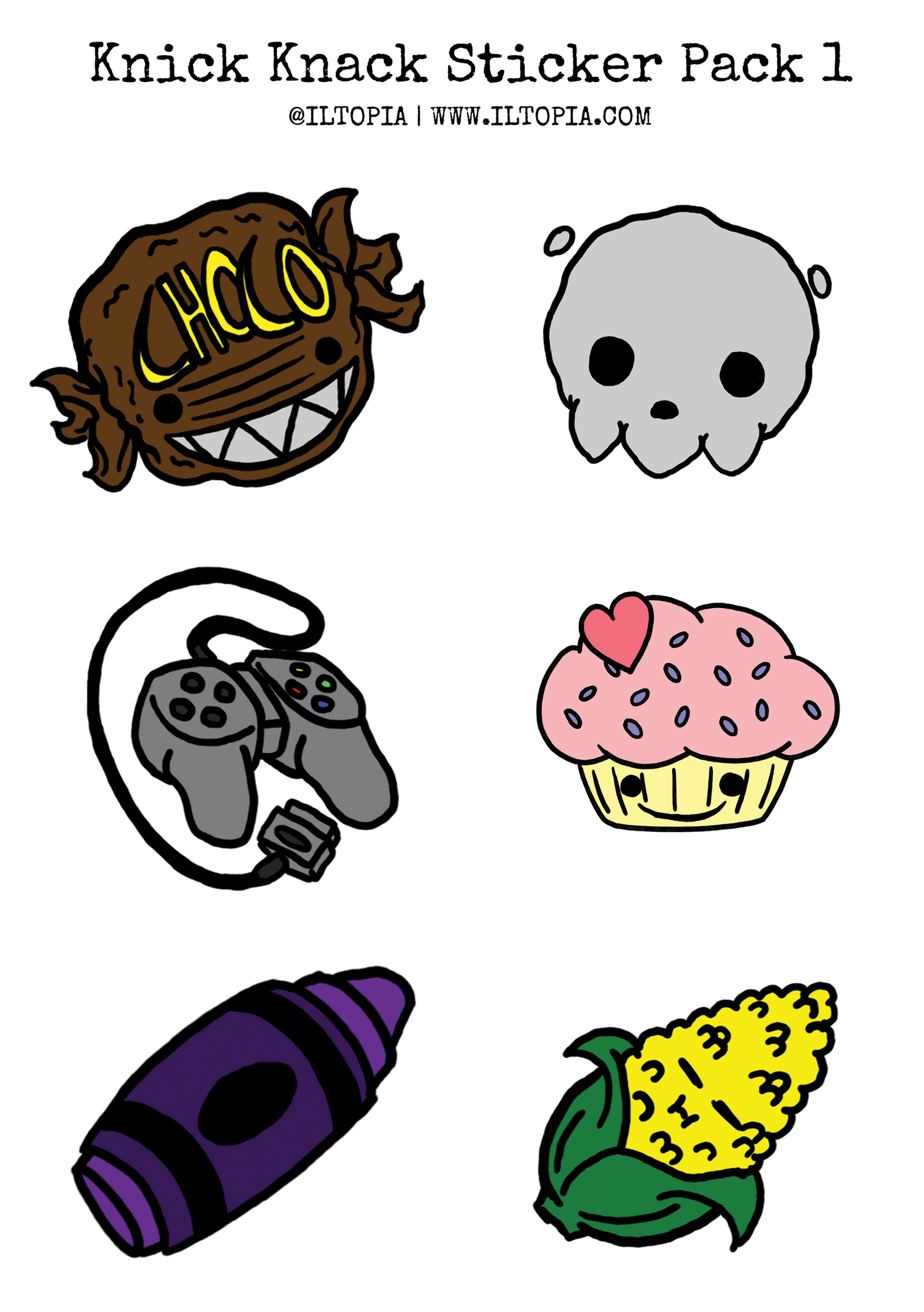 Knick-Knack Sticker Pack #1