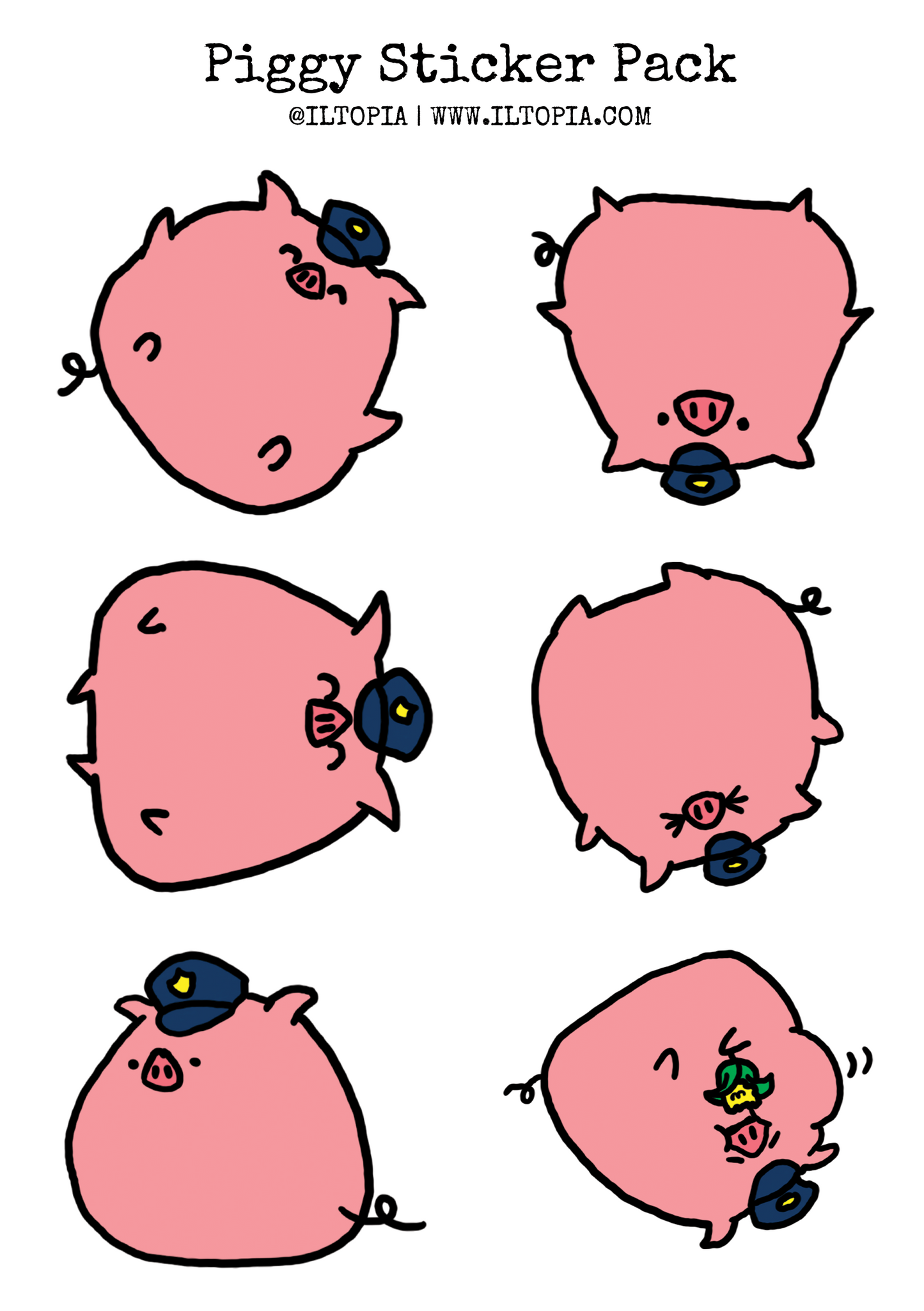 Piggy Sticker Pack