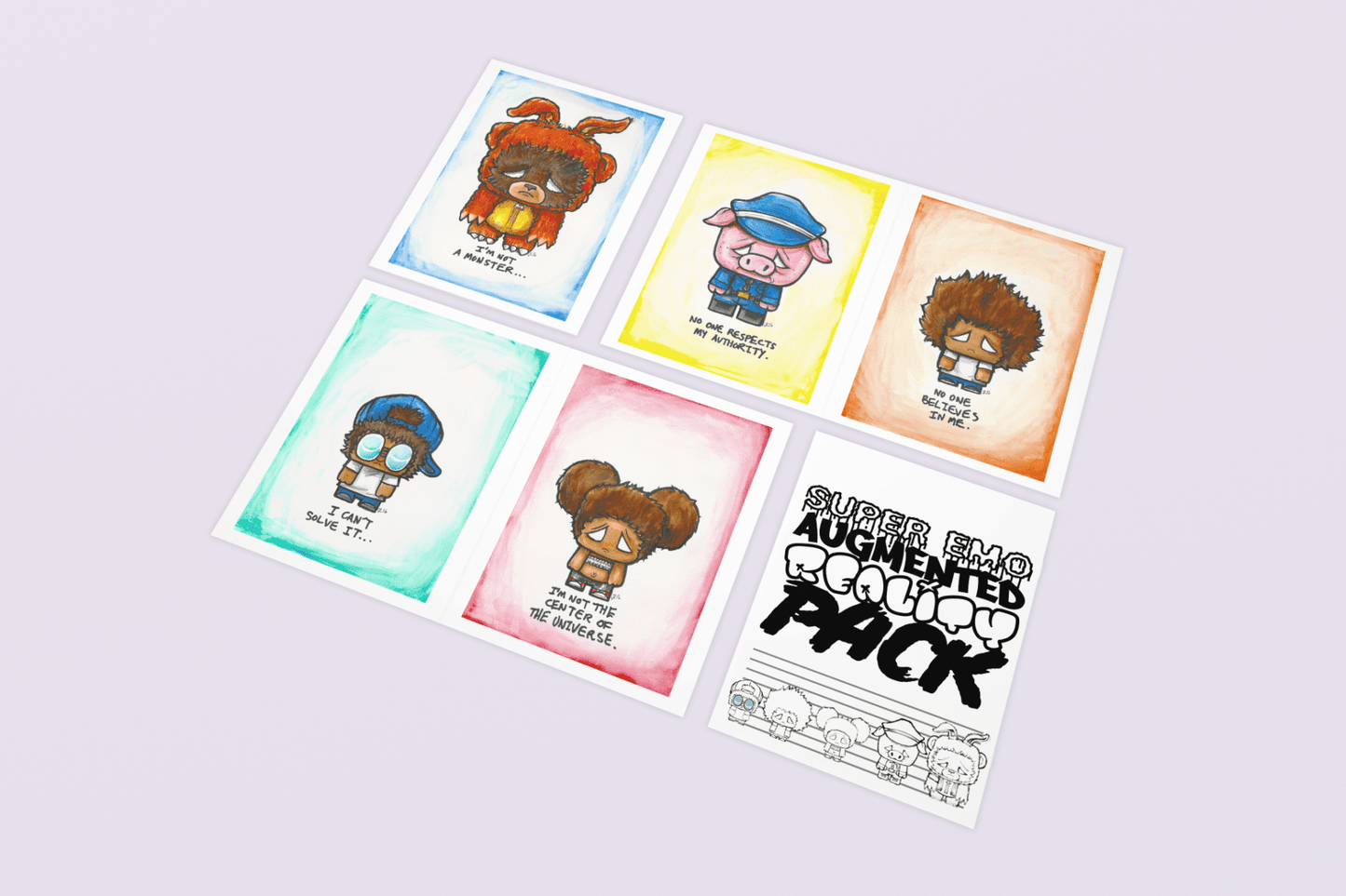 Super Emo Print Pack (AR Enabled)