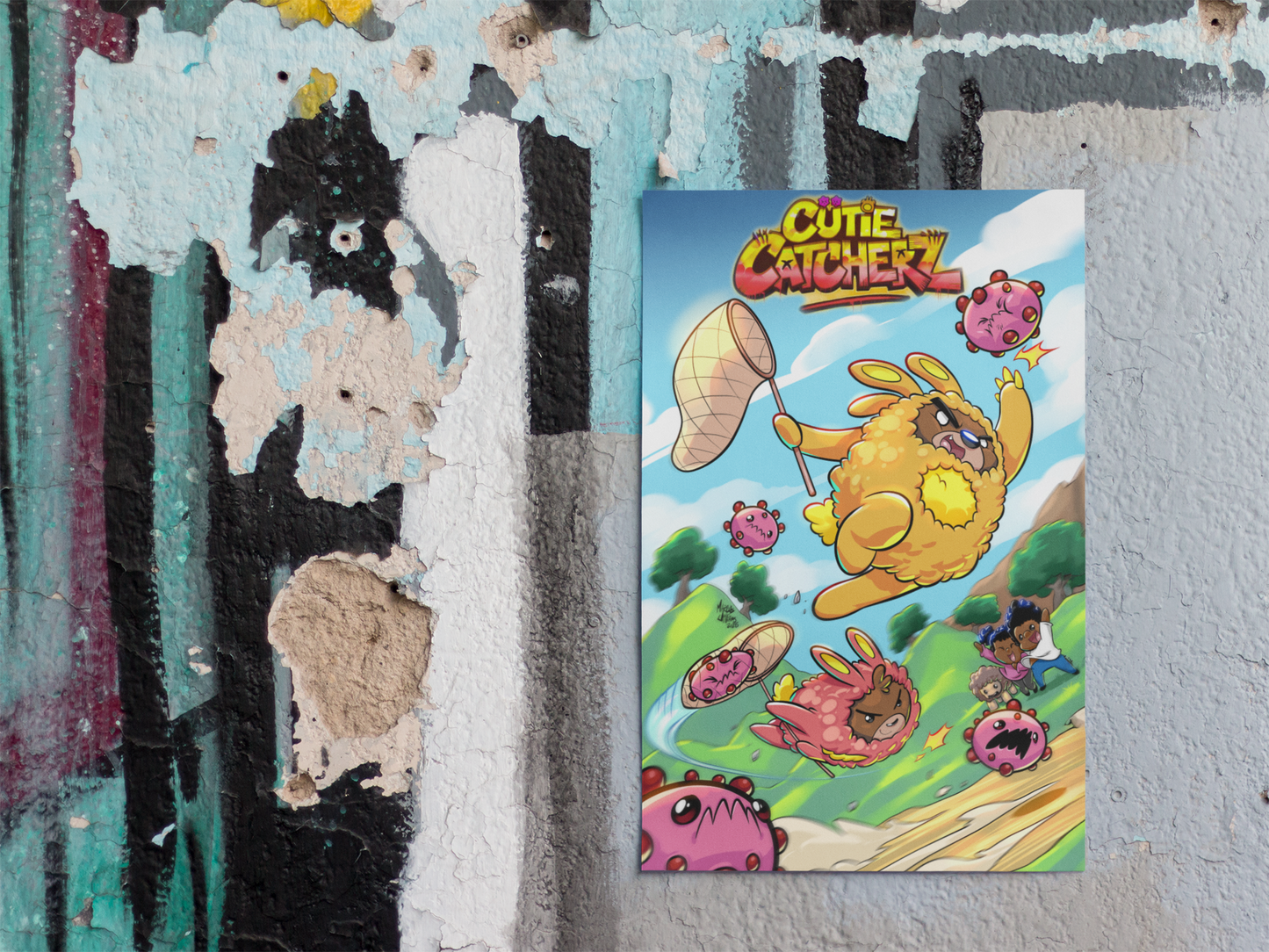 Cütie Chaos Poster (Augmented Reality Enabled)